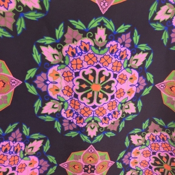 J. Crew Factory Navy purple Floral Shift Dress Sz 2 career or casual midi party - Picture 2 of 12